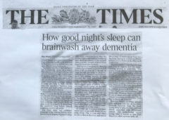 The Times dementia and sleep article