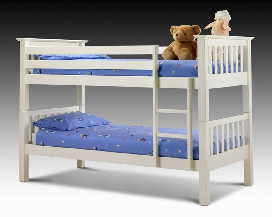 Baryon Stone White Bunk Bed
