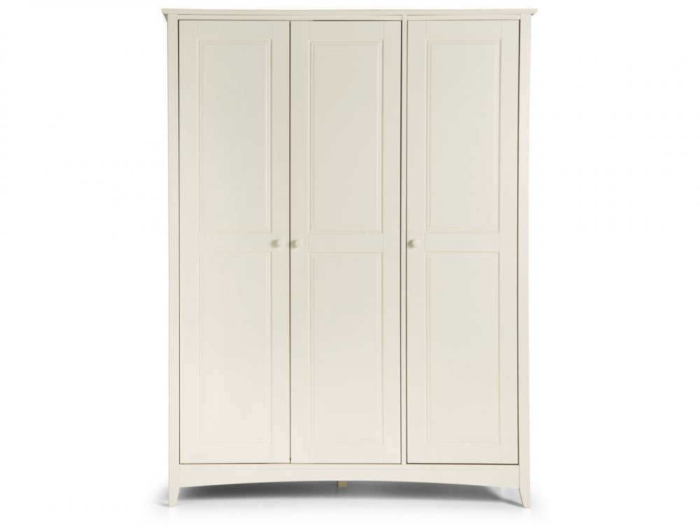 Cambell Stone White 3 Door Wardrobe