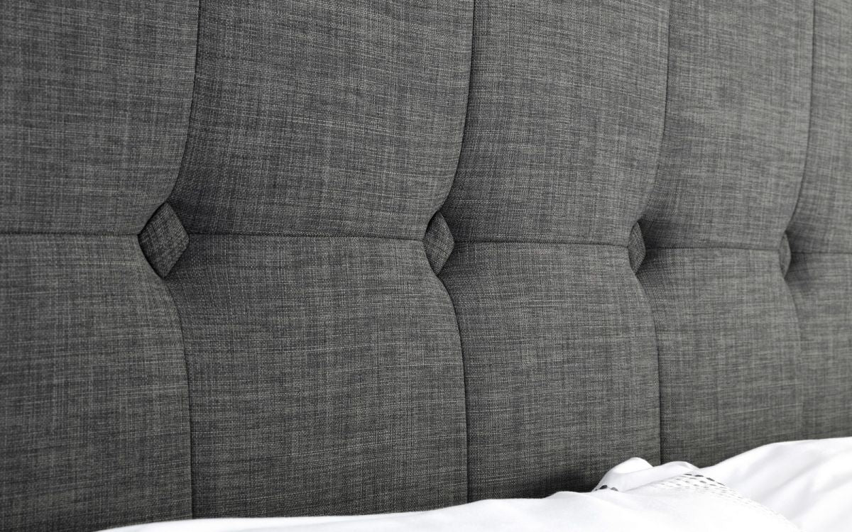 Solihull Slate Grey Double Ottoman Bed Frame