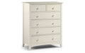 Cambell Stone White 4+2 Drawer Chest