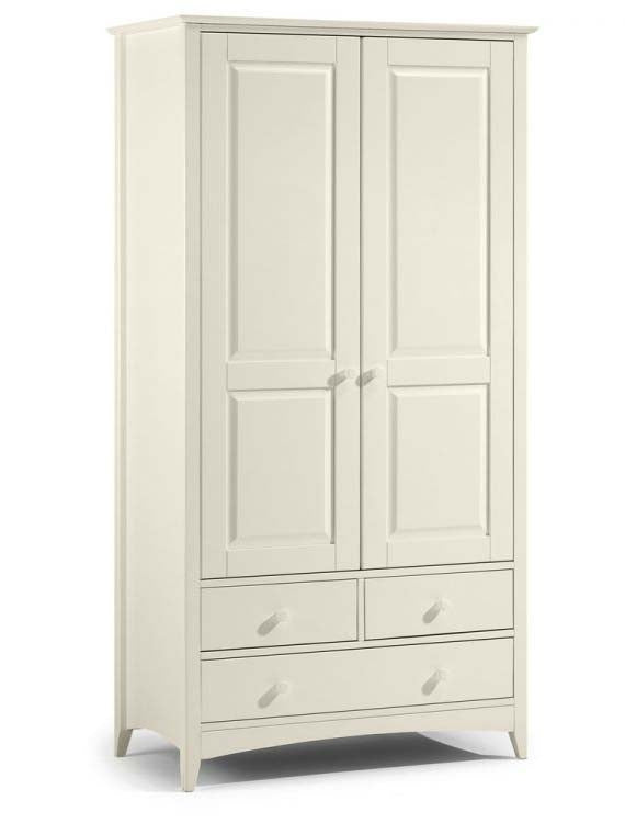 Cambell Stone White 2 Door 3 Drawer Combi Robe