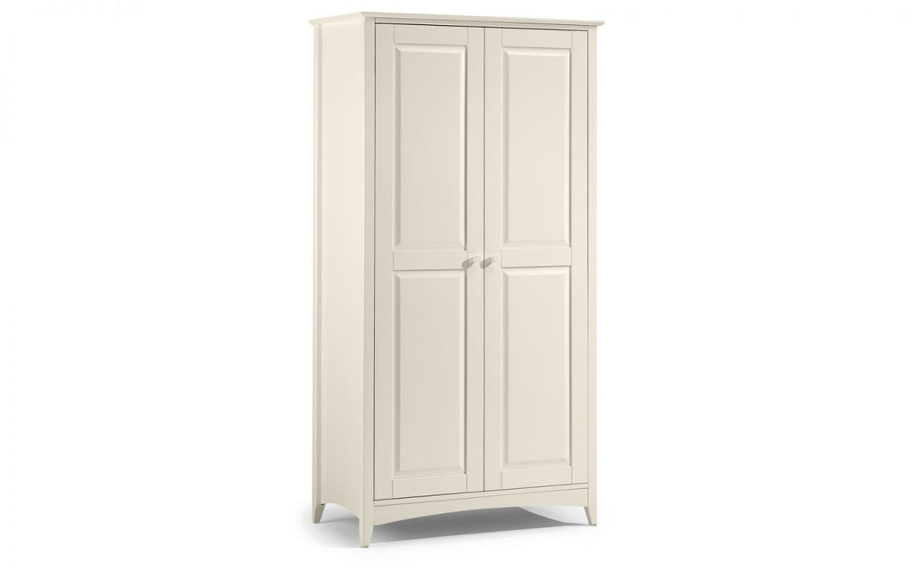 Cambell Stone White 2 Door Wardrobe