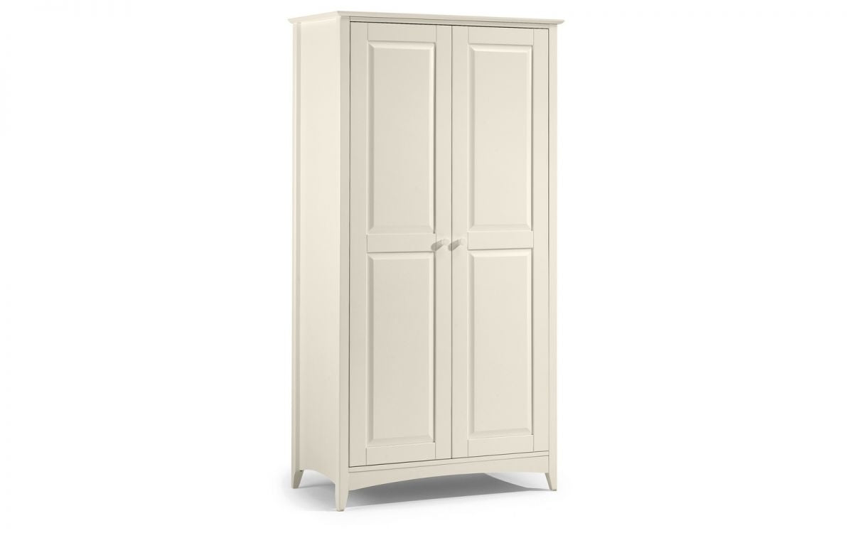 Cambell Stone White 2 Door Wardrobe