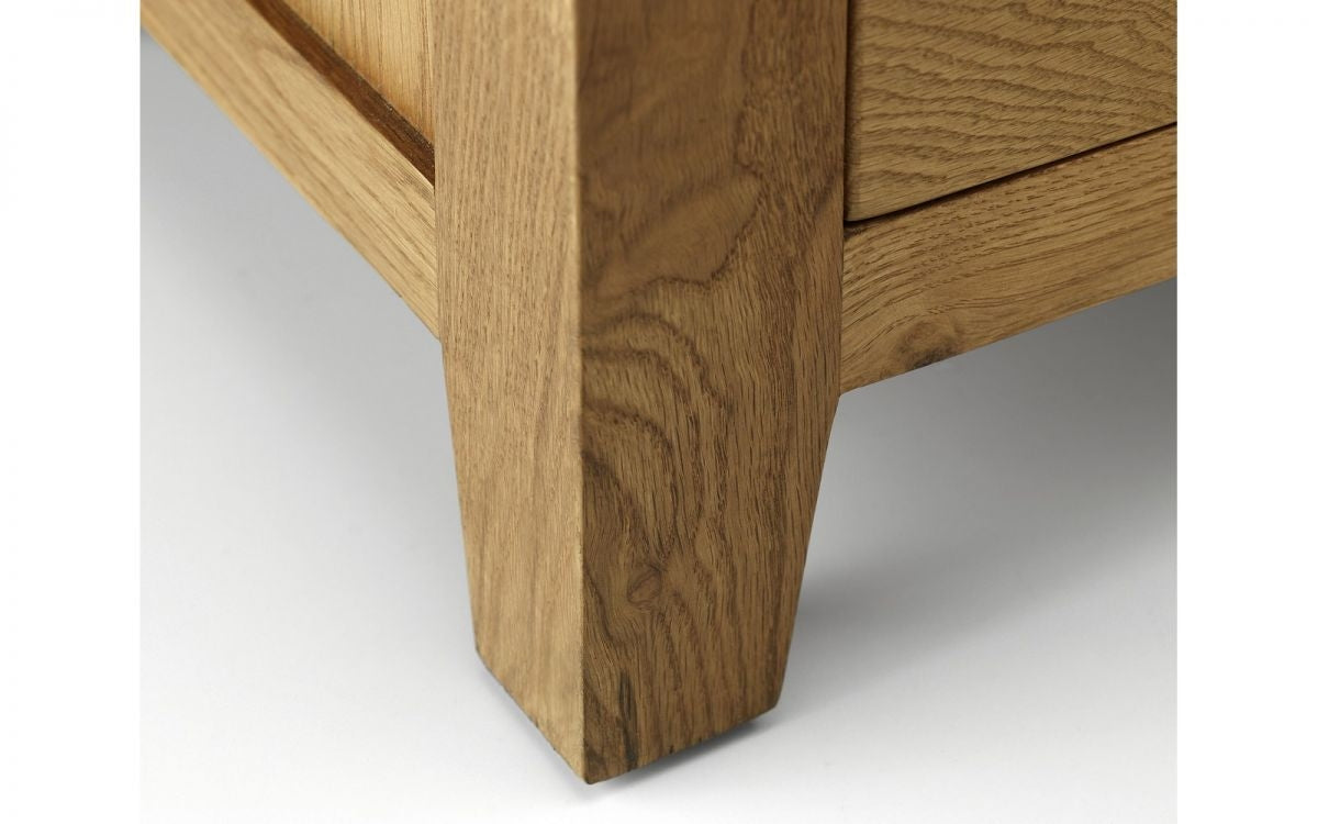Marlowe Oak 3 Drawer Bedside Chest