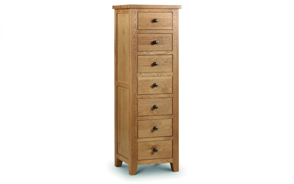 Marlowe Oak 7 Drawer Chest