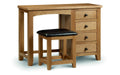Marlowe Oak Single Pedestal Dressing Table