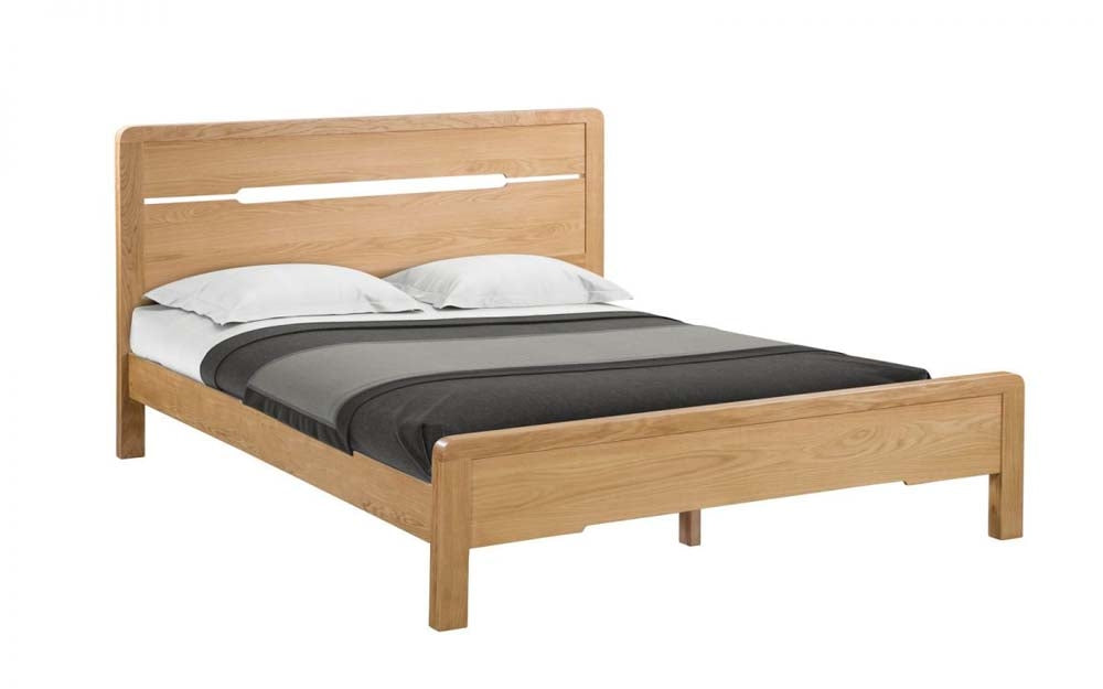 City Oak King Size Bed Frame