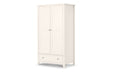 Malvern Surf White 2 Door Combi Wardrobe