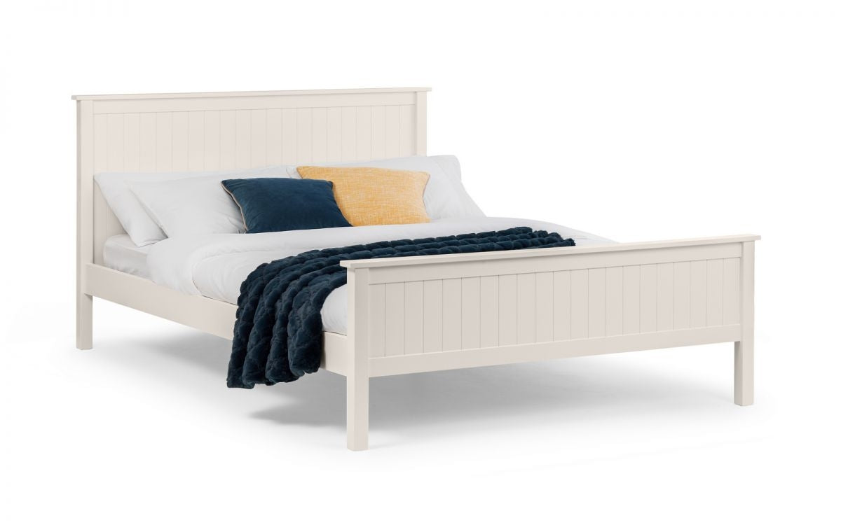 Malvern Surf White King Size Bed Frame