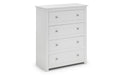 Fradley White 4 Drawer Chest
