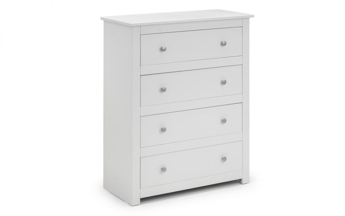 Fradley White 4 Drawer Chest