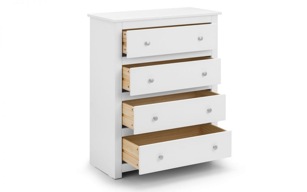 Fradley White 4 Drawer Chest