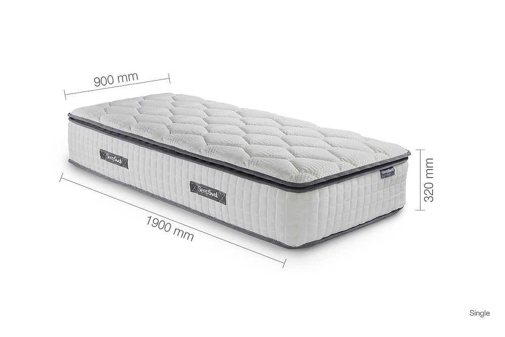 Bliss 800 Pillow Top Pocket Hybrid Single Mattress