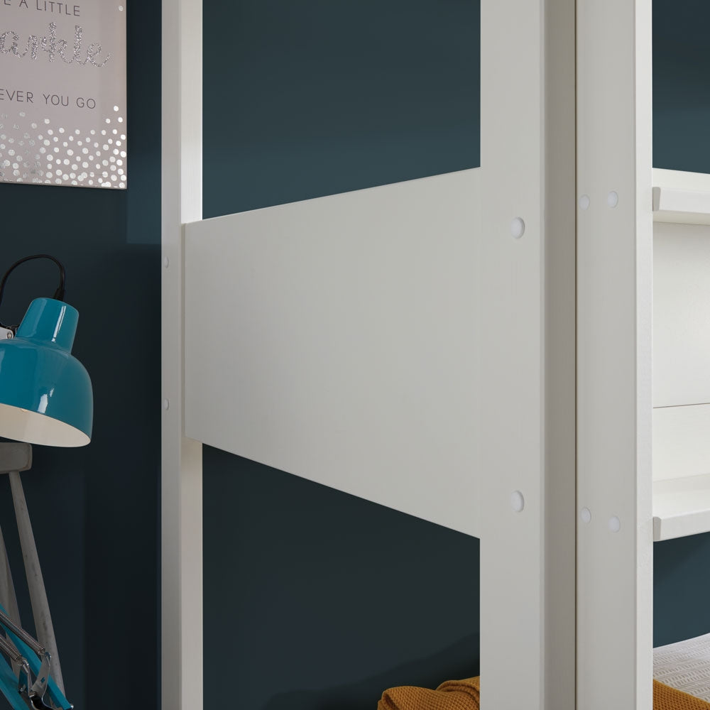 Three Tier White Bunk Bed