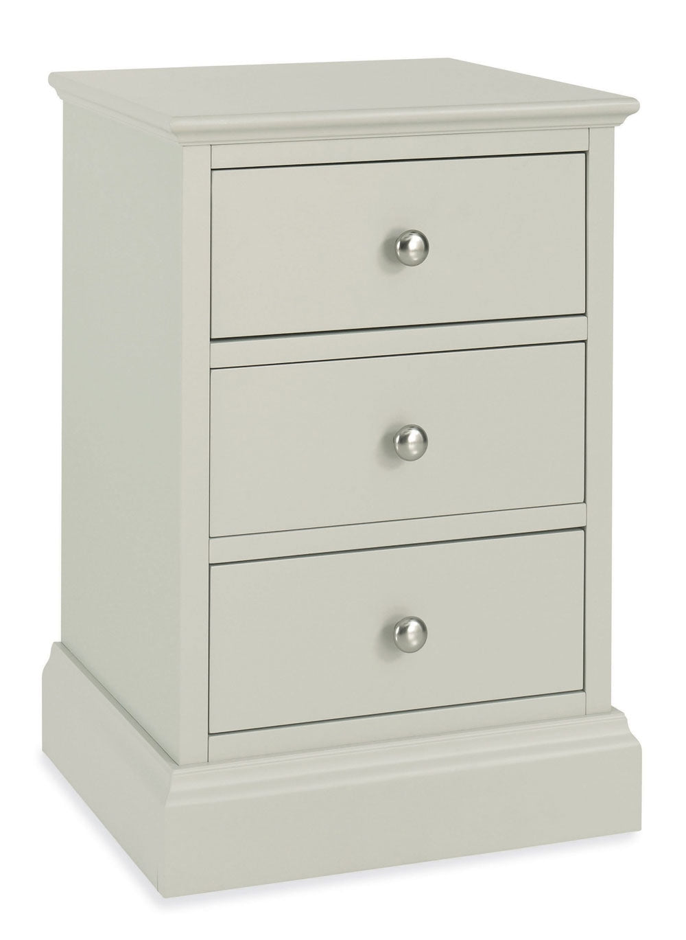 Bentley Designs Ashenby Cotton 3 Drawer Bedside