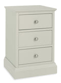 Bentley Designs Ashenby Cotton 3 Drawer Bedside
