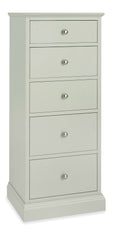 Bentley Designs Ashenby Cotton 5 Drawer Tall Chest