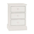 Bentley Designs Ashenby White 3 Drawer Bedside