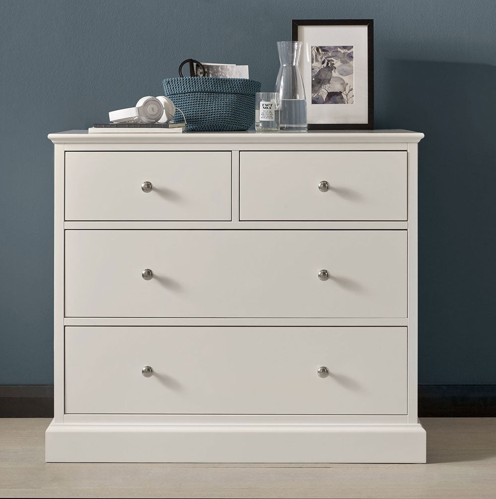 Bentley Designs Ashenby White 2+2 Drawer Chest