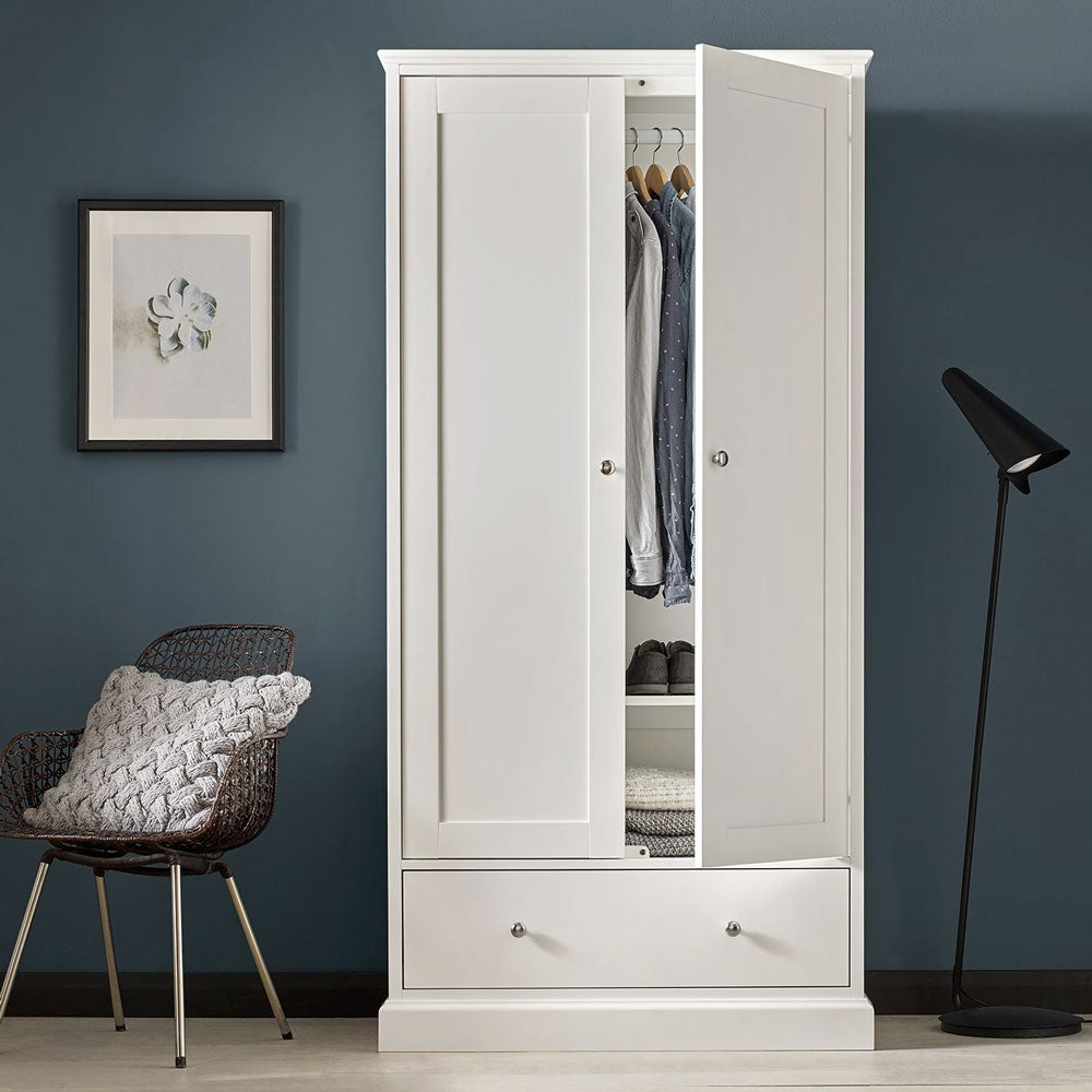 Bentley Designs Ashenby White Double Wardrobe