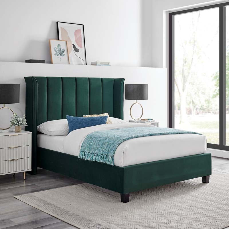 Poland Green King Size Bed Frame