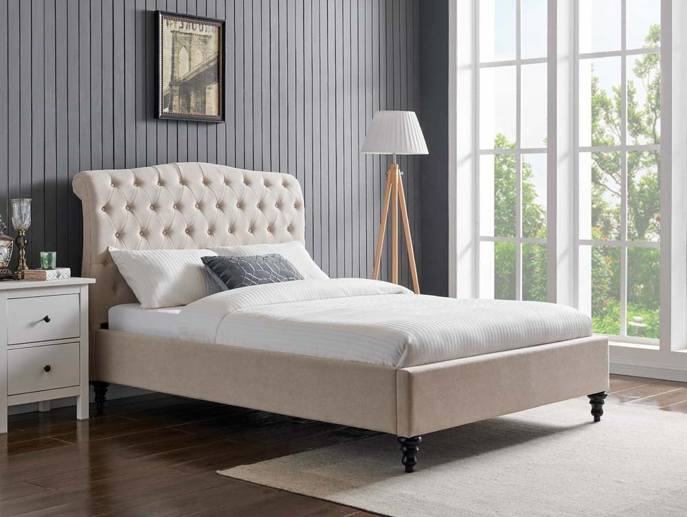 Rosemary Natural Super King Size Bed Frame