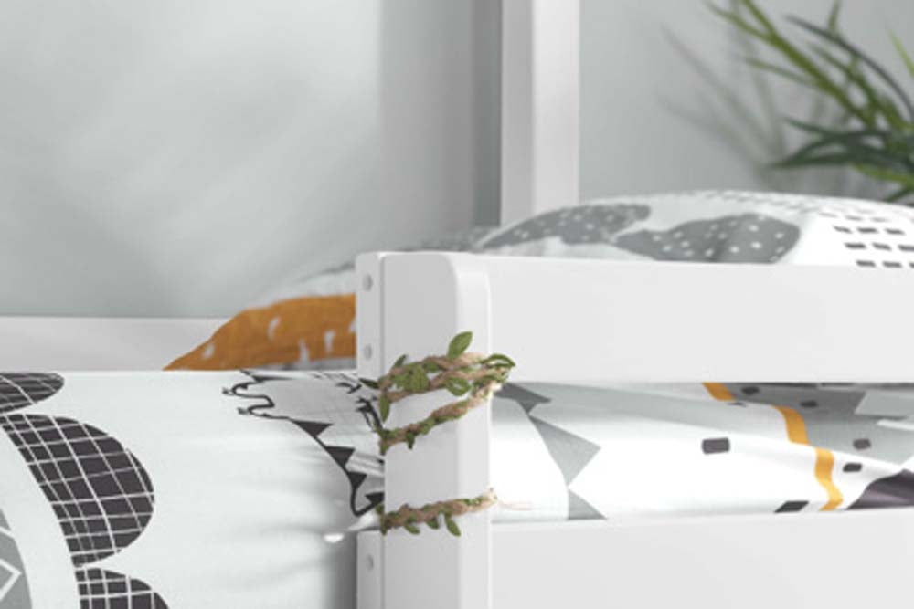 White Tree House Bunk Bed