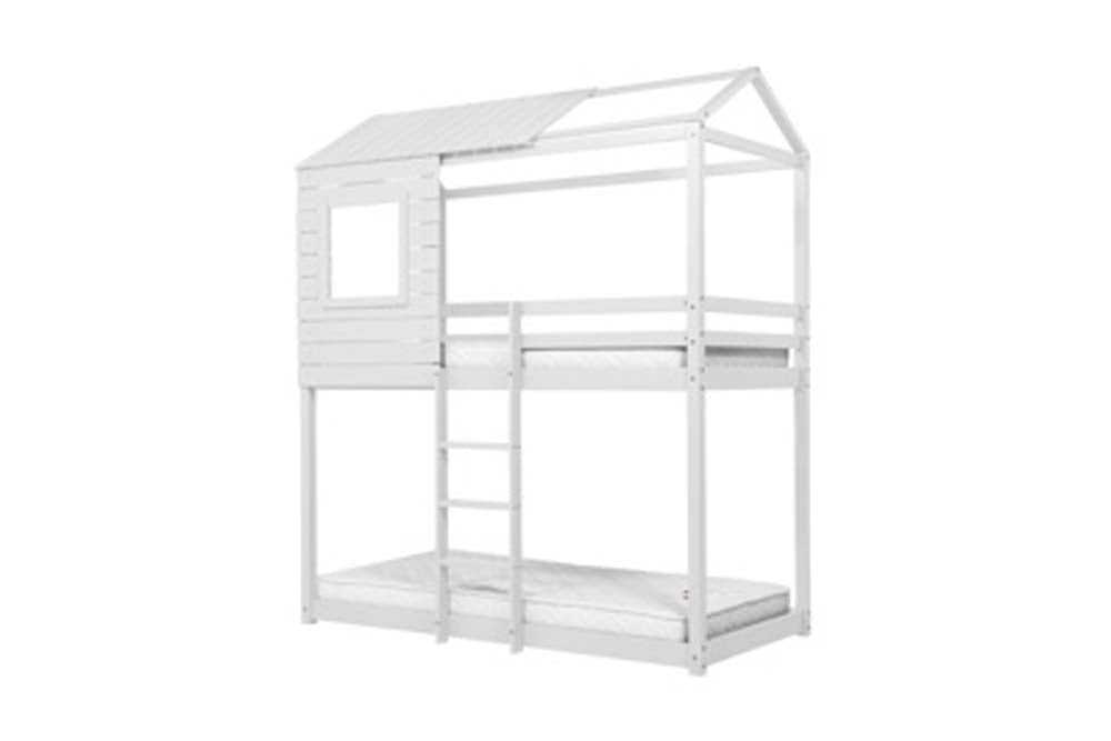 White Tree House Bunk Bed