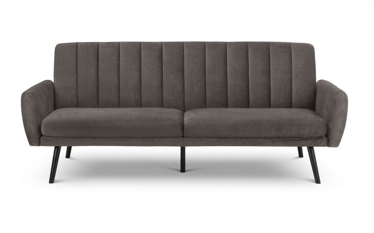 Fina Grey Velvet Sofa Bed