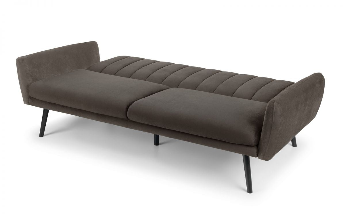 Fina Grey Velvet Sofa Bed