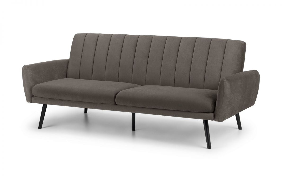 Fina Grey Velvet Sofa Bed
