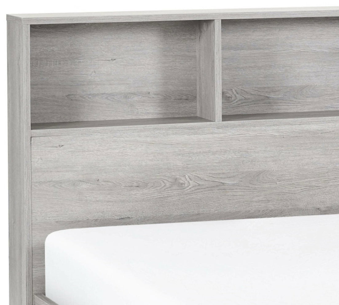 Albi Grey Oak King Size Ottoman Bed dimensions