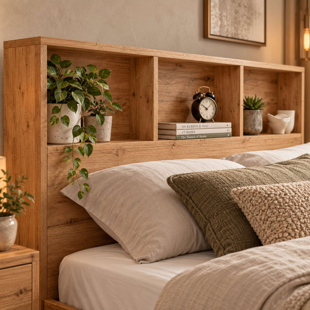 Albi natural oak finish close up