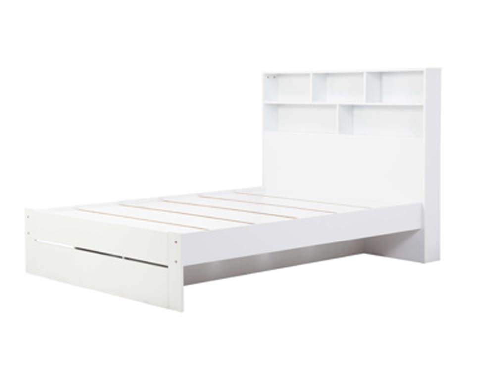 Amalfi White Three Quarter Storage Bed Frame