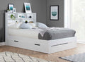 Amalfi White Three Quarter Storage Bed Frame