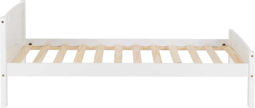 Ambrose White Single Bed Frame