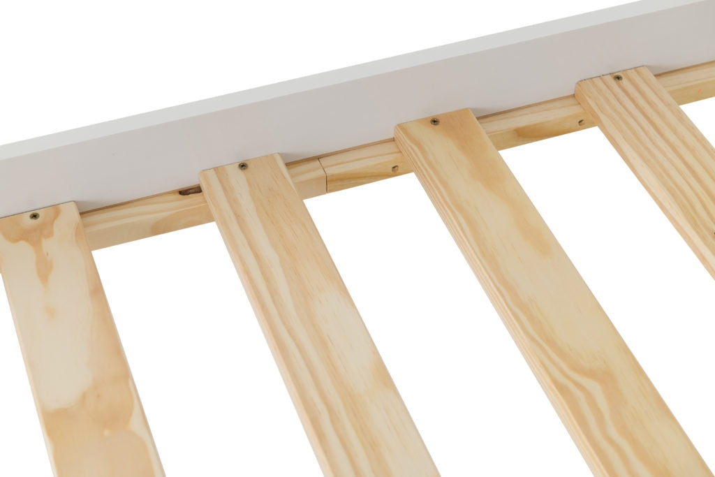 Ambrose White Single Bed Frame