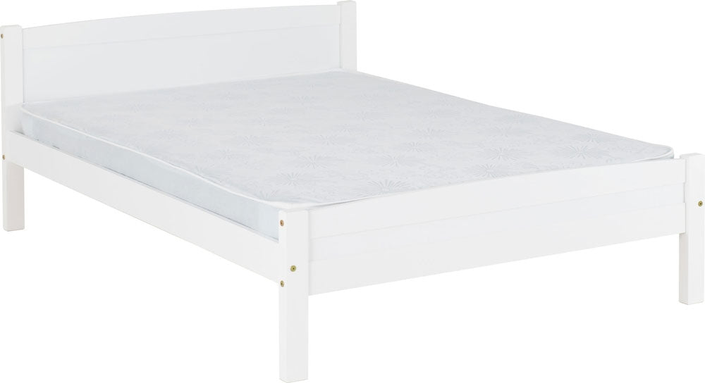 Ambrose White Double Bed Frame