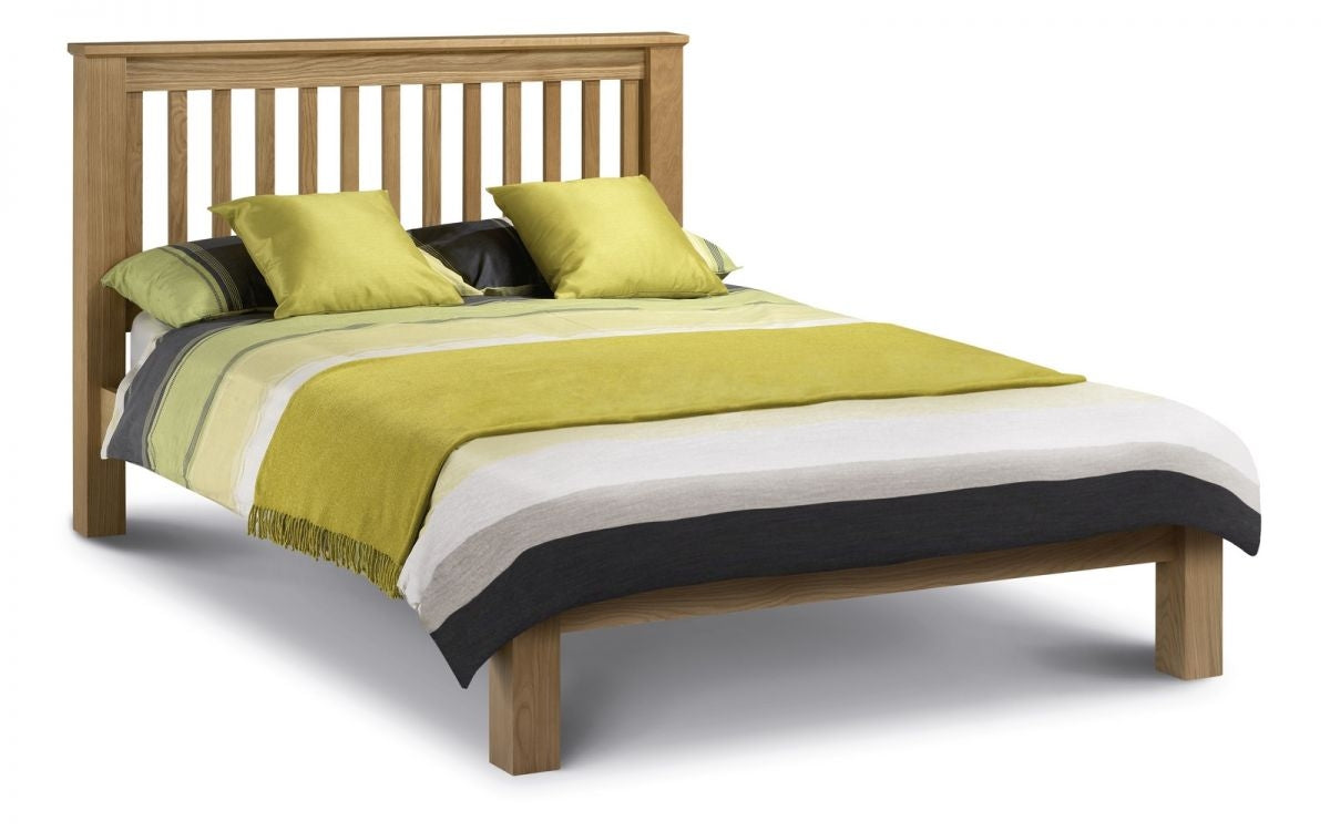 Marlowe Oak Low Foot Double Bed Frame