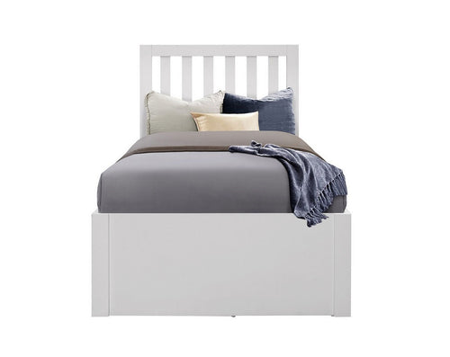 Apple White Storage Bed