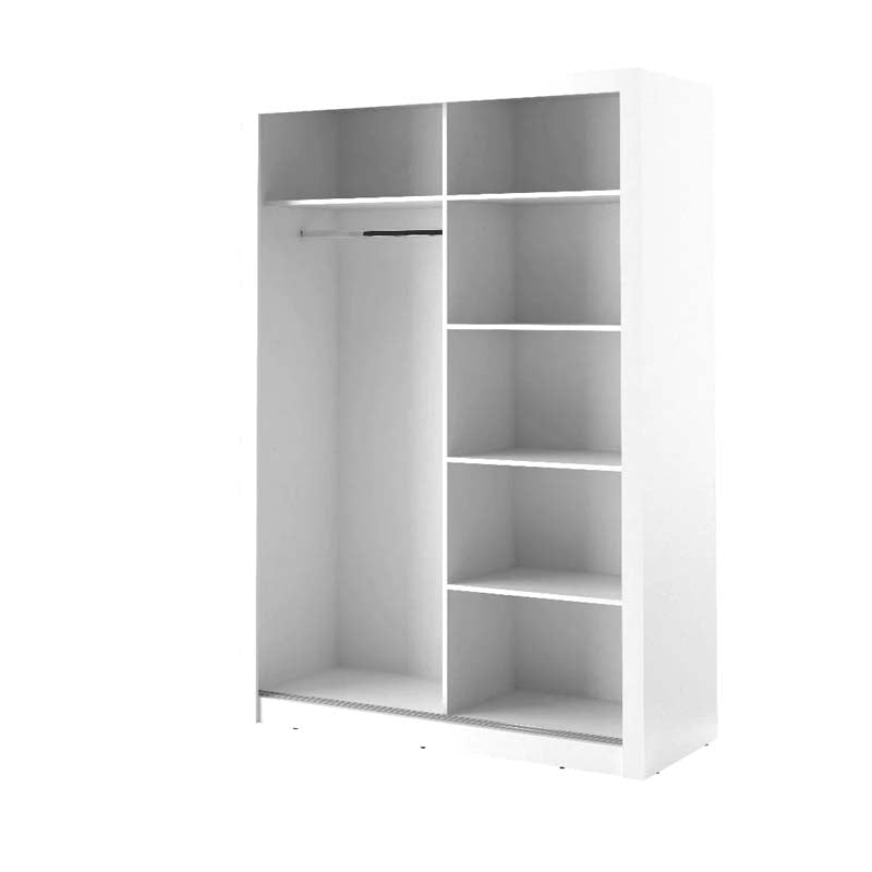 Liverpool White Sliding Door Wardrobe 150cm
