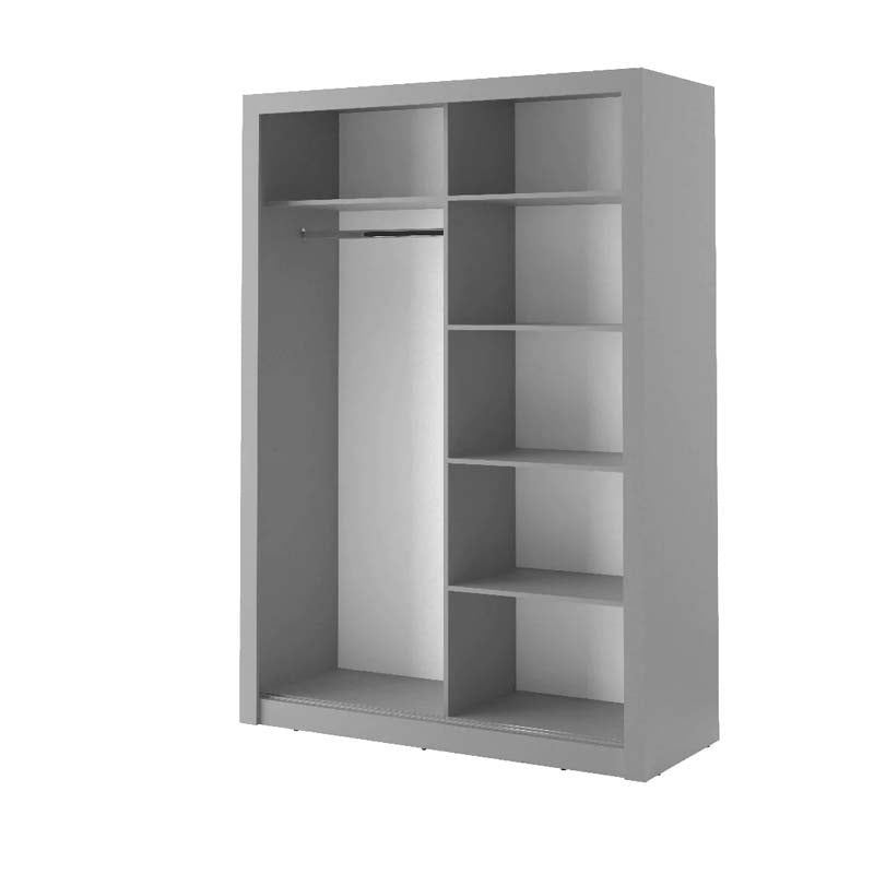 Liverpool Grey Sliding Door Wardrobe 150cm