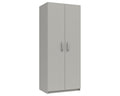 Arden Cashmere Grey  High Gloss 2 Door Robe