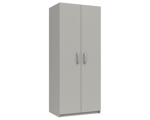 Arden Cashmere Grey  High Gloss 2 Door Robe