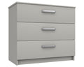 Arden Cashmere Grey High Gloss 3 Drawer Chest