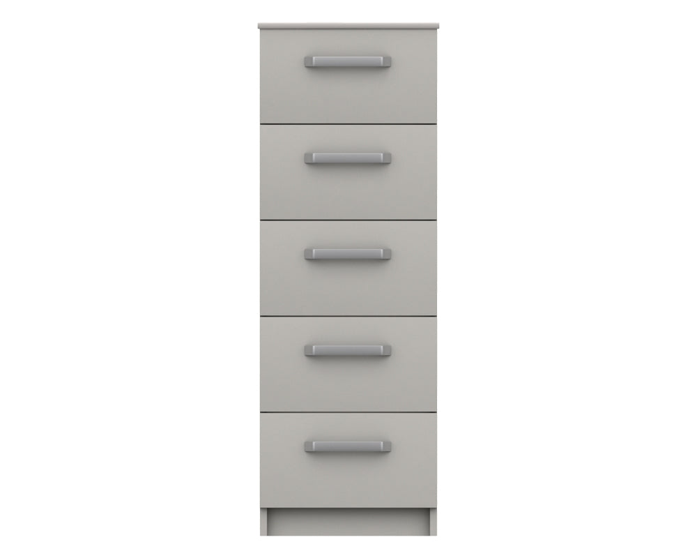 Arden Cashmere Grey High Gloss Tallboy
