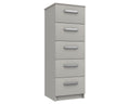 Arden Cashmere Grey High Gloss Tallboy