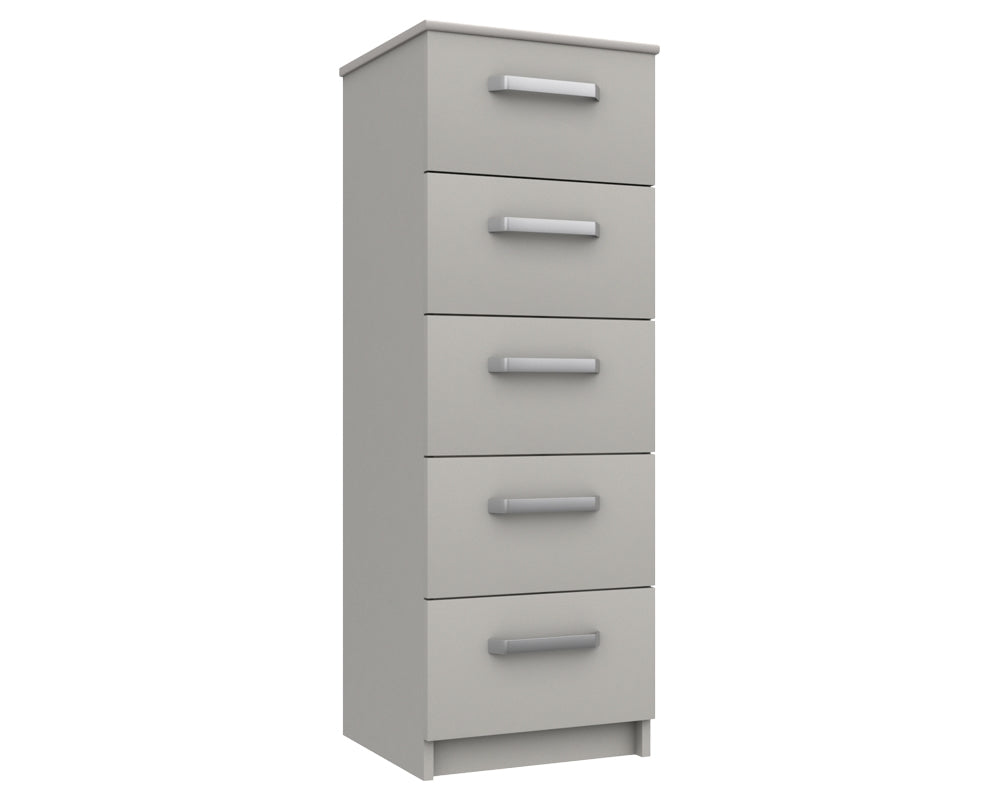 Arden Cashmere Grey High Gloss Tallboy