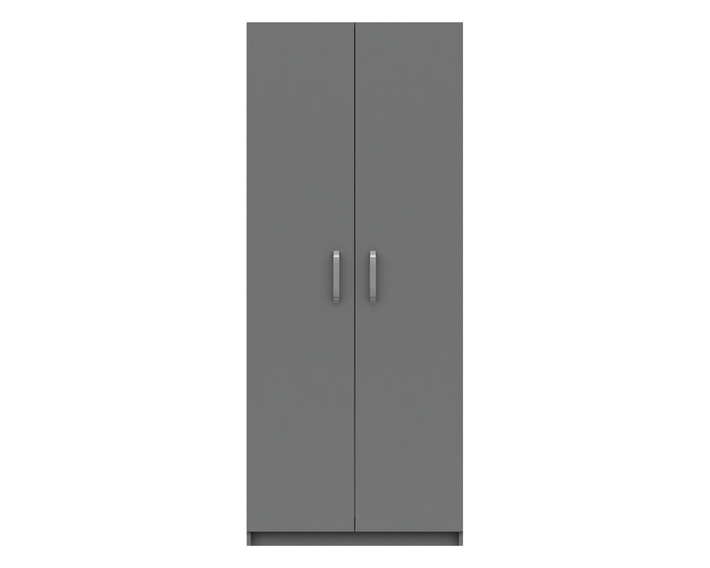 Arden Dust Grey High Gloss 2 Door Robe